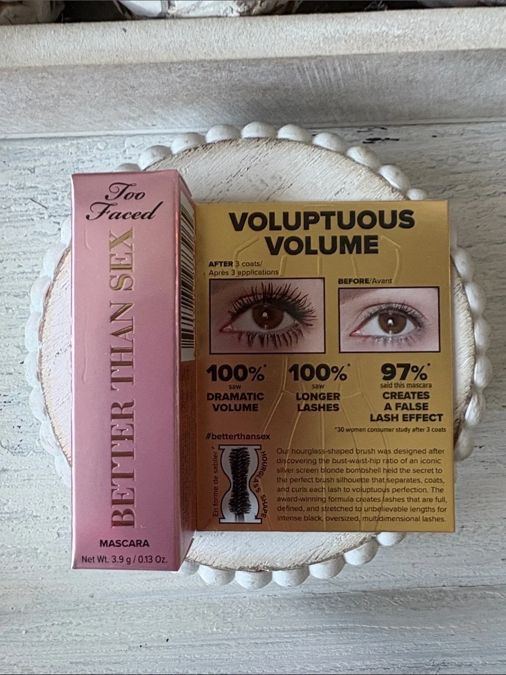 Too Faced Better Than Sex Black Mascara - Mini